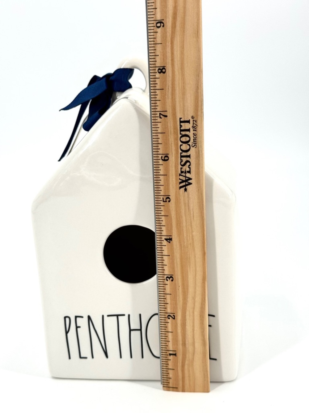 NWT Rae Dunn “PENTHOUSE" Ceramic Bird Feeder - Picture 7 of 10
